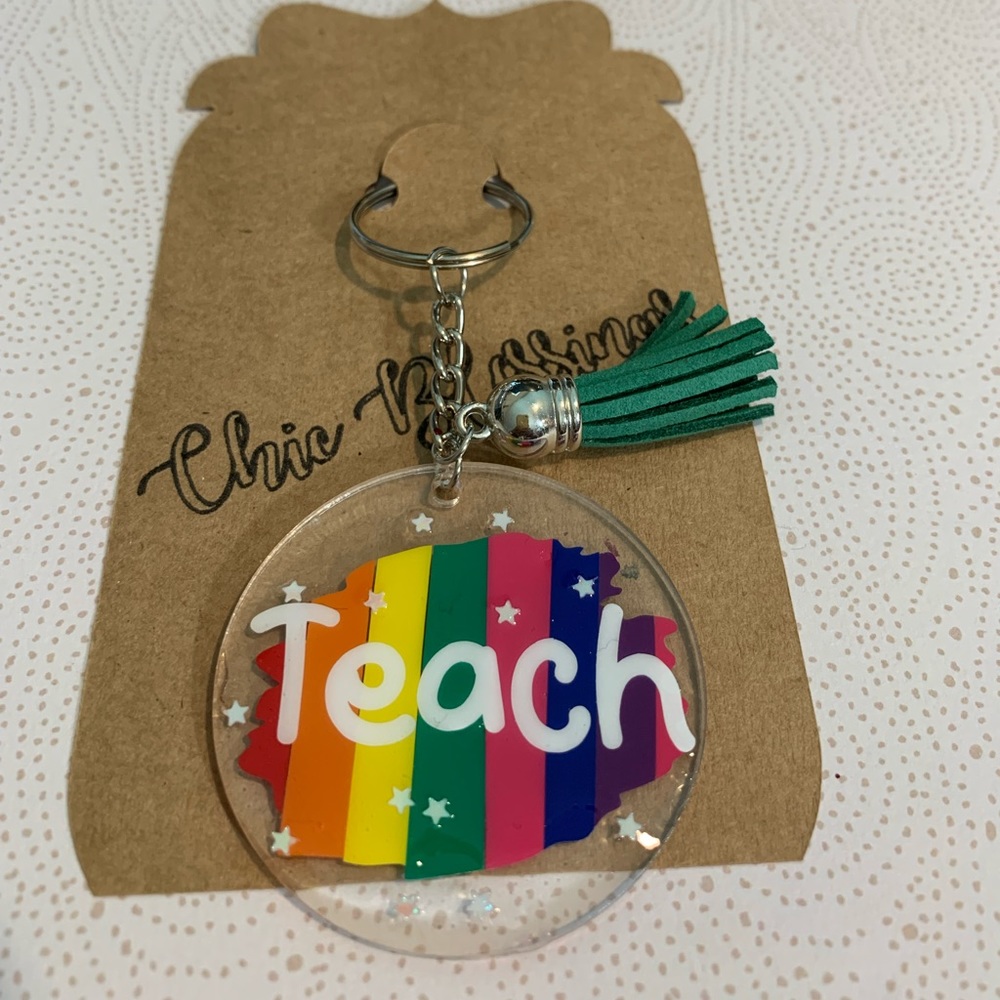 Key ring with tassel